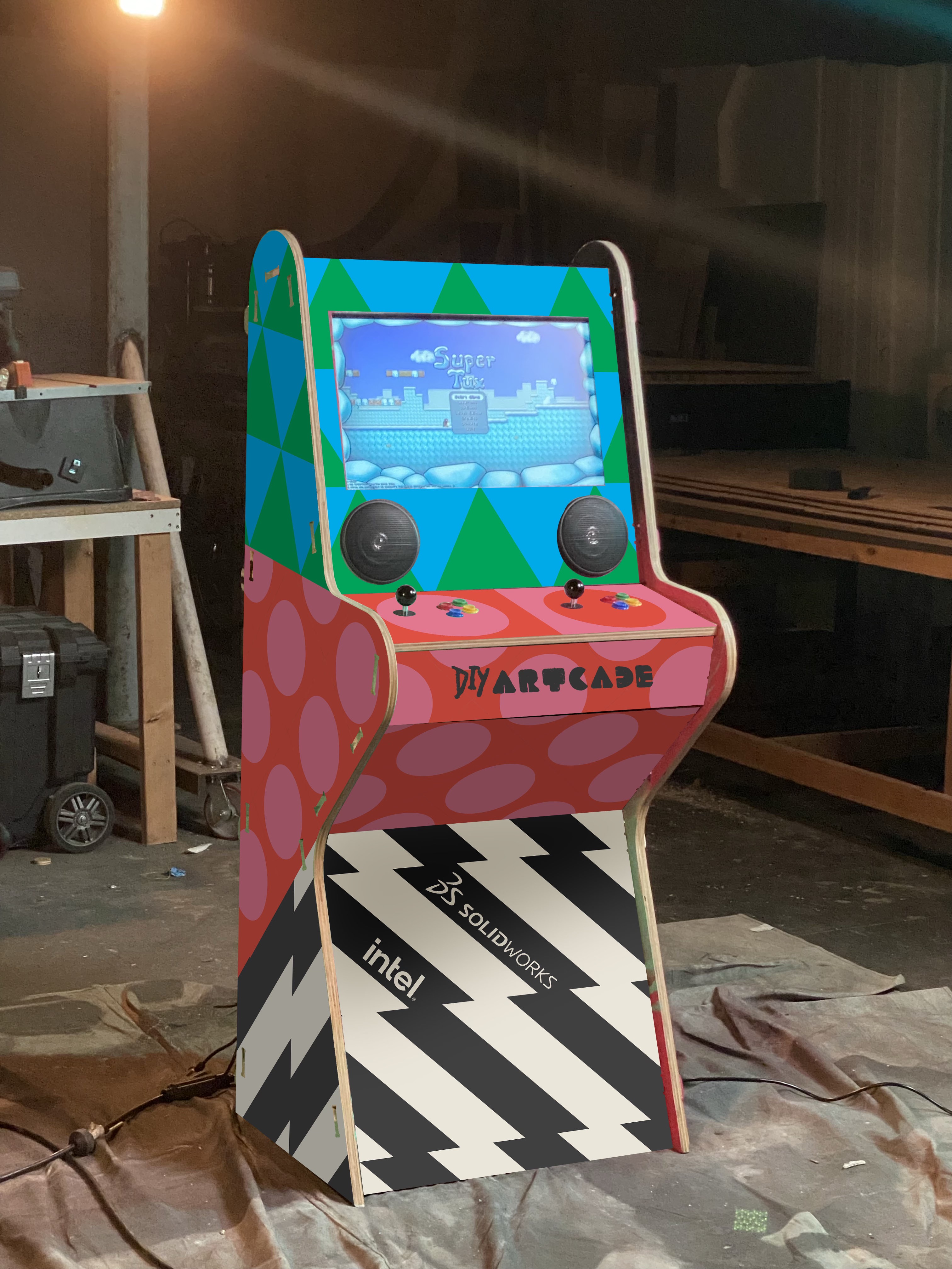 DIY Artcade mockup v1